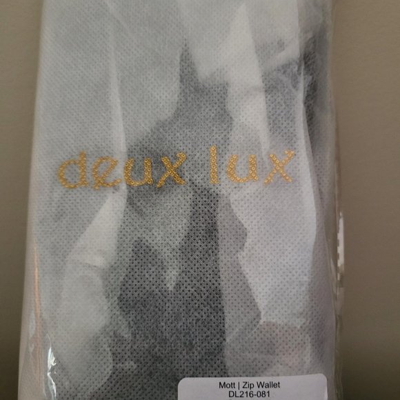 Deux Lux Zip Bradied Wallet - Navy - Picture 6 of 6